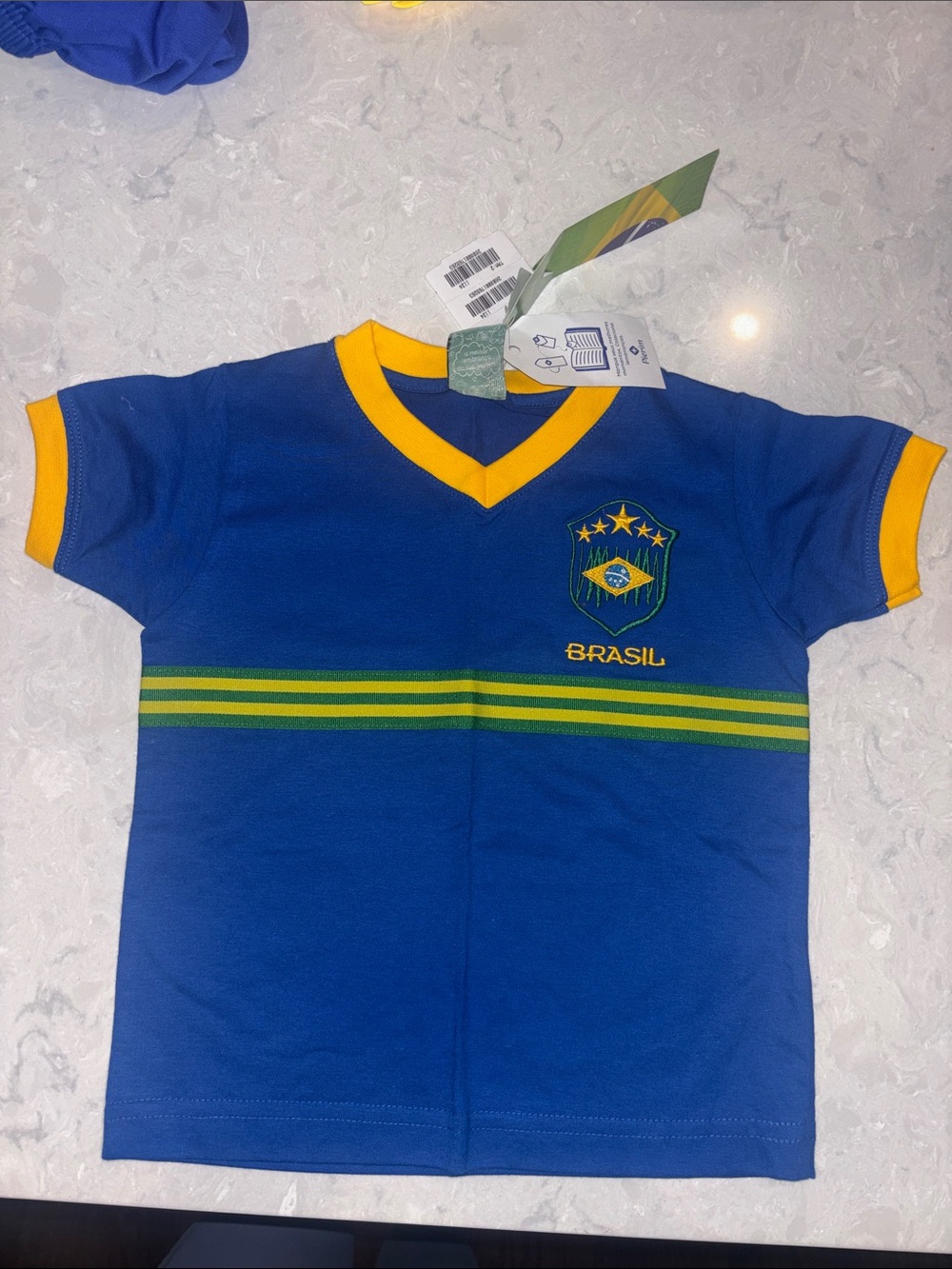 NWT toddler boy Brazil shirt